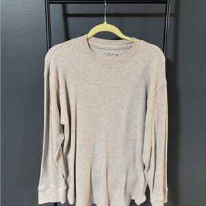Abercrombie & Fitch Cream Knit Long Sleeve